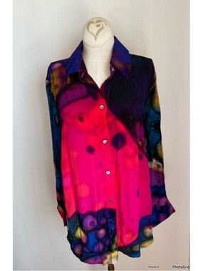 Tyler Mcgillivary Colorful Button Down Top XS